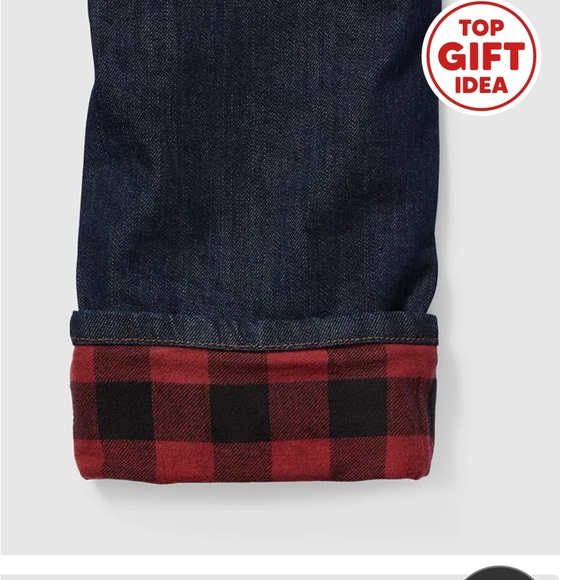 BNWT Eddie Bauer Men's Field Flex Flannel-Lined Straight Jeans - Picture 4 of 4